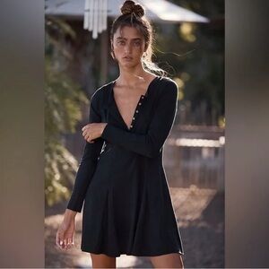 Free People - Miles of Many Dress - Black - Small